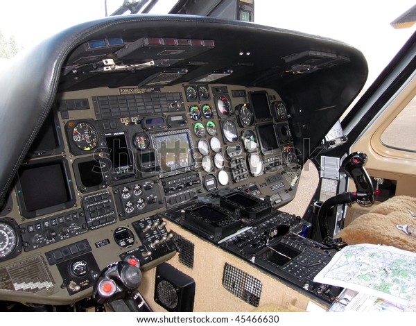 Helicopter Flight Deck Stock Photo 45466630 Shutterstock