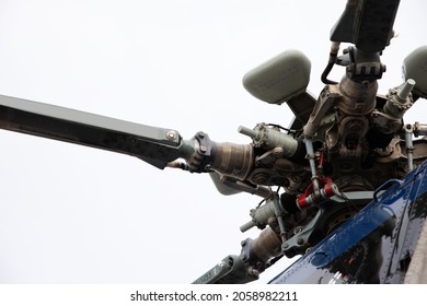 Helicopter Rotor Blade Detail Close Up