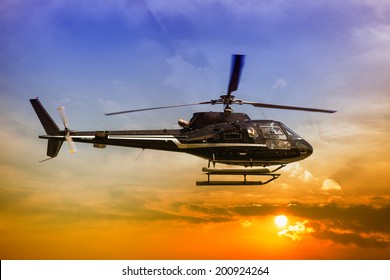 Helicopter for sightseeing.
