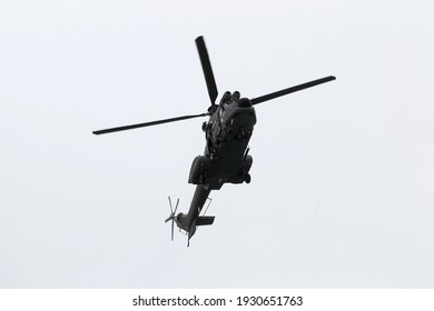 helicopter silhouette on a white background