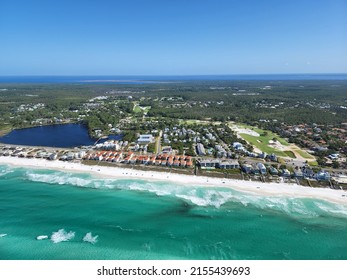 Helicopter View Of Florida Panhandle Beaches