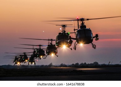 Helicopters Of Royal Thai Army