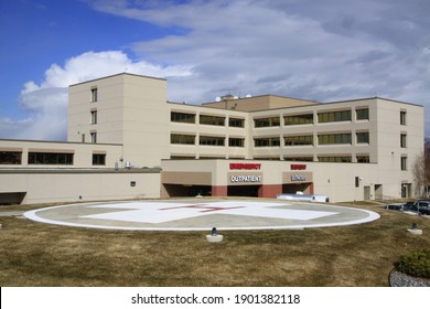 Helipad At Hospital Emergency Entrance