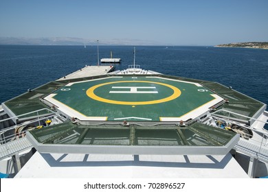 Helipad On The Ship