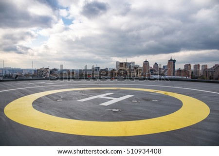 helipad on top of the building