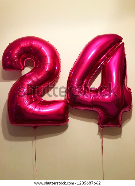 number 24 balloons