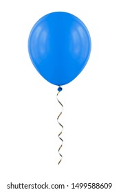 Helium Balloon Isolated On White Background.