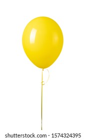 Helium balloon isolated on white background.