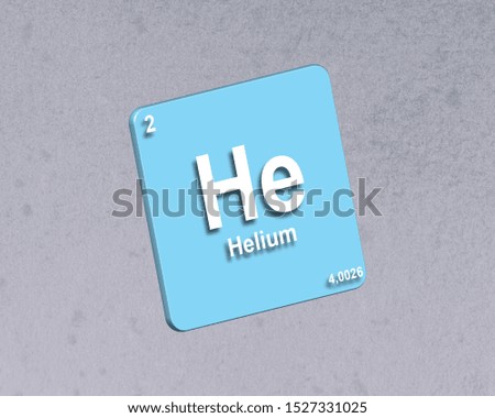 Helium Nitrogen element from the periodic table
