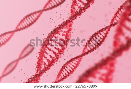 helix human DNA structure. DNA structure isolated background.
