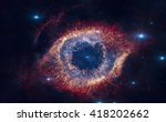 The Helix Nebula is a large planetary nebula located in the constellation Aquarius. Elements of this image furnished by NASA.