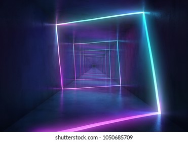 Helix neon background - Shutterstock ID 1050685709