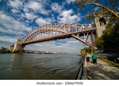 Hell Gate Bridge From Astoria Park