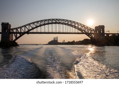 Hell Gate Bridge In The Morning