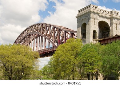 Hell Gate Bridge In New York City