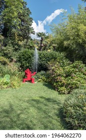 André Heller Botanical Garden. Gardone Riviera (BS), ITALY - August 25, 2020