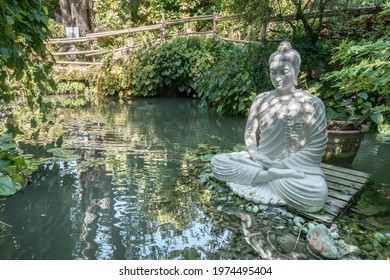 André Heller Botanical Garden. Gardone Riviera (BS), ITALY - August 25, 2020