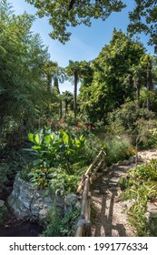 André Heller Botanical Garden. Gardone Riviera (BS), ITALY - August 25, 2020