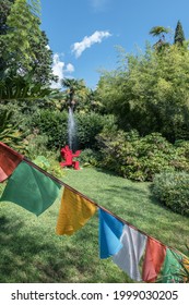 André Heller Botanical Garden. Gardone Riviera (BS), ITALY - August 25, 2020