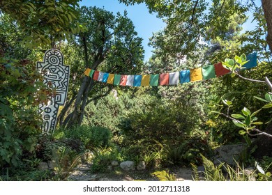 André Heller Botanical Garden. Gardone Riviera (BS), ITALY - August 25, 2020