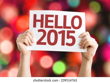 Tarjeta Hello 2015 con