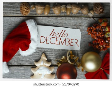 Hello December Images Photos Et Images Vectorielles De Stock Shutterstock