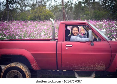 Image result for women in pickup truck