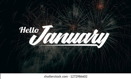 Hello January Word