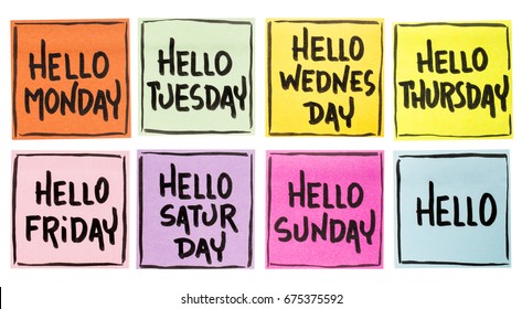 Hello Wednesday Images, Stock Photos & Vectors | Shutterstock