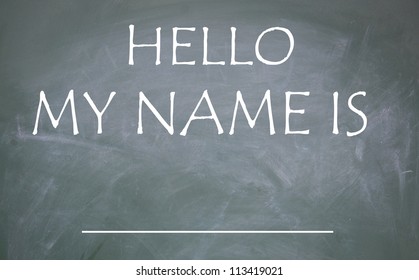 Hello My Name Is Title