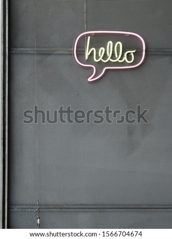 Hello sign is a word to say all around the world which is use for greeting people