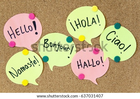 Hello / Speaking learning foreign languages