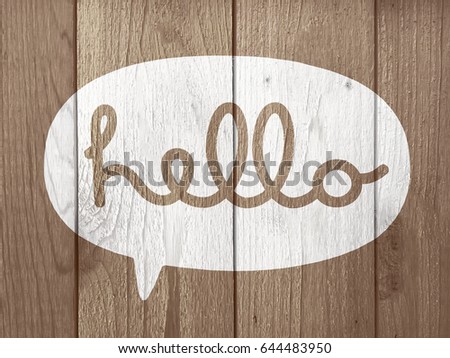 Hello Speech Bubble