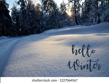 Hello Winter Images Stock Photos Vectors Shutterstock