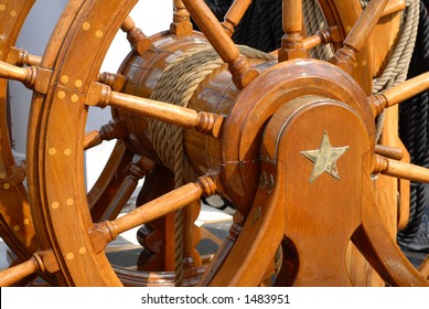 Helm Of The USS Constitution