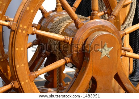 Helm of the USS Constitution