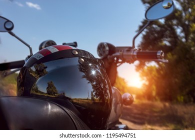 Helmet at the helm of a motorcycle - Powered by Shutterstock