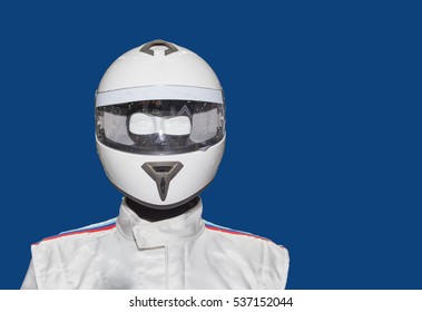 Helmet on the backdrop of a separate machine.