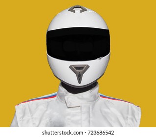 Helmet on the backdrop of a separate machine.