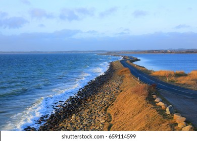 Helnaes Dam To Funen Island, Denmark