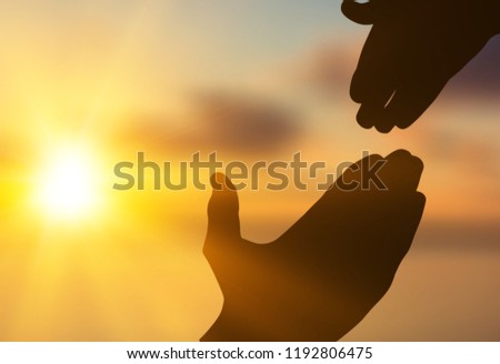help hand concept