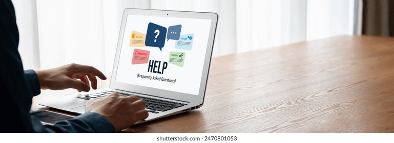 Help screen on the website provide answer to FAQ frequently asked question snugly with knowledge information and solution by customer support