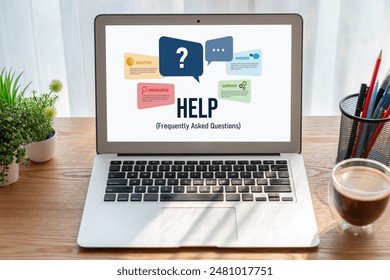 Help screen on the website provide answer to FAQ frequently asked question snugly with knowledge information and solution by customer support