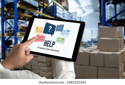 Help screen on the website provide answer to FAQ frequently asked question snugly with knowledge information and solution by customer support
