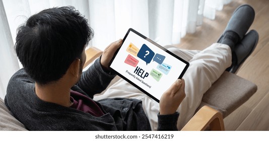 Help screen on the website provide answer to FAQ frequently asked question snugly with knowledge information and solution by customer support