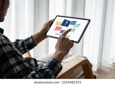 Help screen on the website provide answer to FAQ frequently asked question snugly with knowledge information and solution by customer support