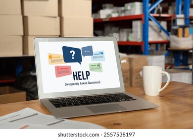 Help screen on the website provide answer to FAQ frequently asked question snugly with knowledge information and solution by customer support