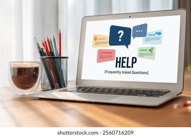 Help screen on the website provide answer to FAQ frequently asked question snugly with knowledge information and solution by customer support