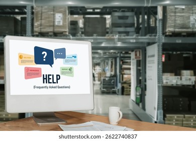 Help screen on the website provide answer to FAQ frequently asked question snugly with knowledge information and solution by customer support