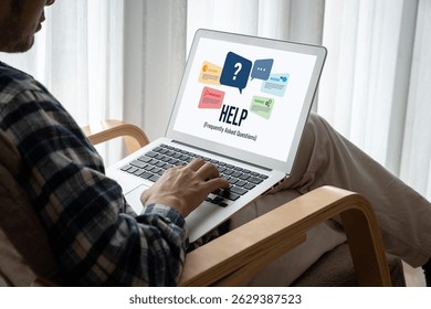 Help screen on the website provide answer to FAQ frequently asked question snugly with knowledge information and solution by customer support